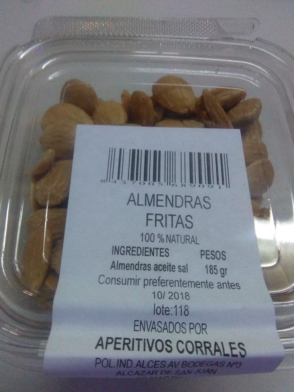 Aperitivos Corrales. Marcas