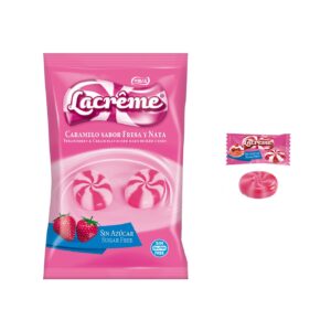 CARAMELO LA CREME SABOR FRESA 300U