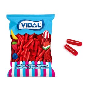 Bolsa Pintalabios chicle rojos vidal 250u.