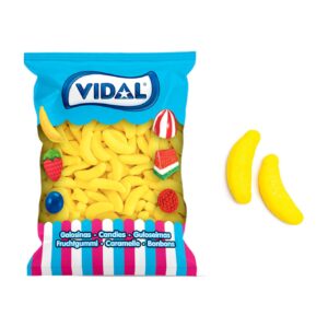 platanos de la marca vidal en formato 250u