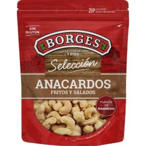 Anacardos fritos ricos en sal, 90gr