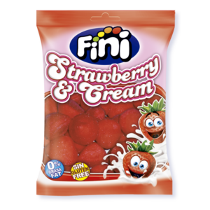 Bolsita Fini 75gr Fresas con nata 12 unidades.