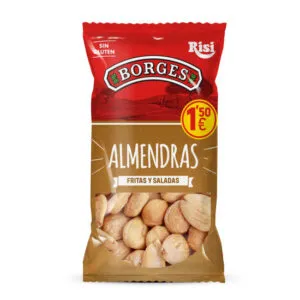 Borges, 12 bolsas de almendras fritas de 55gr