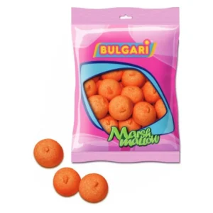 NUBES CON FORMA DE BOLA NARANJA MARCA BULGARI