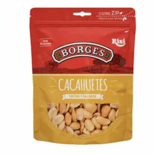 frutos secos marca Borges (pertenece a risa). Deliciosos cacahuetes. 110gr