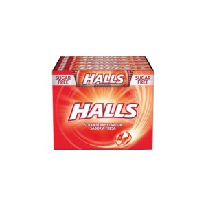 Caramelos Halls Fresa 20 paquetes