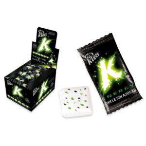 Chicle Klet's Energy sin azúcar fini 200u.