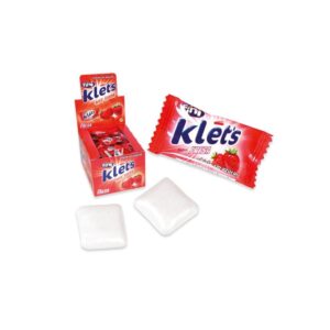 Chicle Klet's fresa sin azúcar fini 200u.