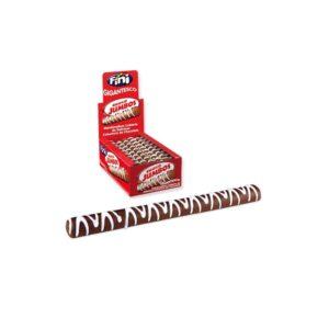 Tanzanitos choco jumbos Gigantescos!! Deliciosos Marshmallow con sabor a chocolate. Presentado en un estuche con 24 unidades. Producido por Fini Golosinas España. Producto sin gluten.