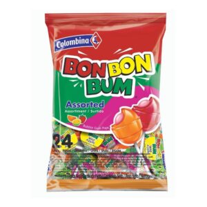 Colombina Bon Bon Bum Sabores surtidos bolsita 24u.