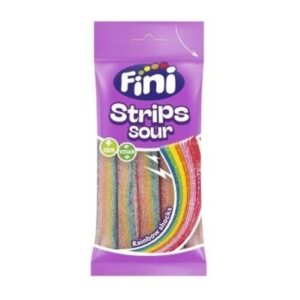 Son las lenguas de fini multicolor en el formato de 90gr