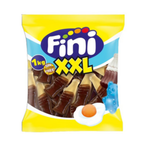 Caramelos de goma gigantes Fini Botellas Cola BRILLO 1kg.