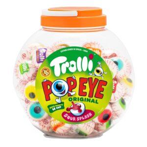 Trolli nos presenta uno de sus productos más representativos. Una golosina realizada con tecnología 3D. Se trata de un producto que cuida hasta los minimos detalles, tanto su apariencia como su textura no te dejarán indiferente. Presentados en un nuevo formato de bote con 60 unidades. Cada unidad envuelta individualmente. Es un producto SIN GLUTEN.