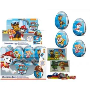 Huevos de chocolate de la patrulla canina 24u