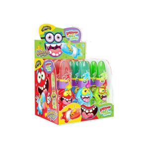 Juguete con golosinas Johny Bee Mr Squeezy Pop 12u.