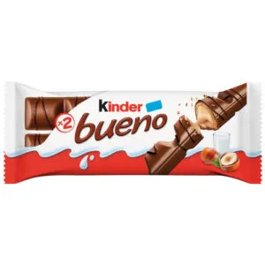 Delicioso snack con dos barritas rellenas de crema de avellanas, con un ligero barquillo y recubiertas de una fina capa de chocolate con leche. Caja de 30 packs de 2 barritas. También lo puedes encontrar en Chocolate blanco y en Formato Mini.