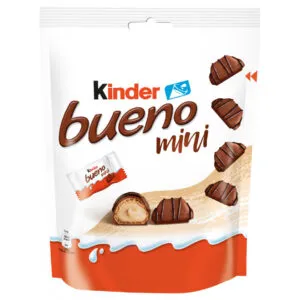 Kinder bueno mini en bolsitas de 18 unidades