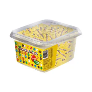 Tarro con 200 paquetitos con 3 lacasitos cada uno