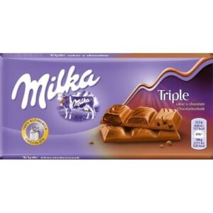 tableta de chocolate triple
