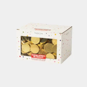MONEDAS DE CHOCOLATE 300U EN CAJA DE NADAL & SAROTI