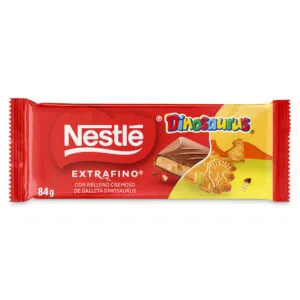 NESTLÉ EXTRAFINO Chocolate con Leche y Galleta Dinosaurus 84 g