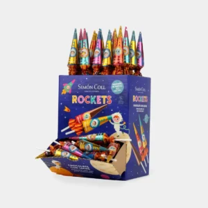 ROCKET DE CHOCOLATE DE LA MARCA SIMON COLL 50U