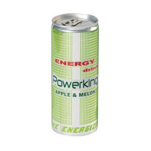 Bebida Energética PowerKing Manzana y Melon 25 CL 24 UD