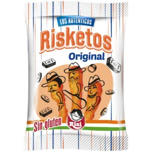 risketos marca risi con 30 unidades en el interior de la caja