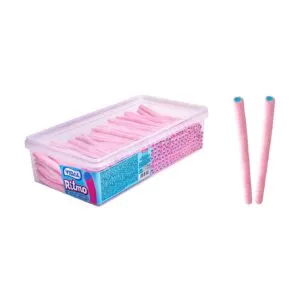 El regaliz de siempre pero con una textura más suave. Su original y rico sabor a chicle te conquistará y te hará repetir una y otra vez. ¡No te pierdas esta pieza original de Vidal Golosinas!