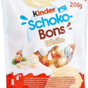 Kinder shokobons blancos en bolsas de 200gr