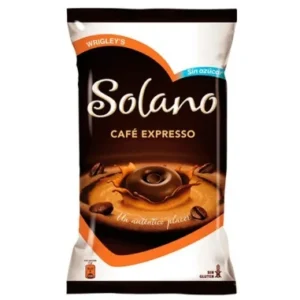 SOLANO CAFE 300 UDS DELICIOSOS CARAMELOS DUROS CREMOSOS SIN AZUCAR Y SIN GLUTEN DE LA MARCA SOLANO CON SABOR A CAFE.