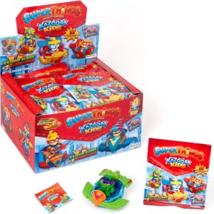 SUPERTHINGS Kazoom Kids – Colección Completa de 12 Kazoom Sliders. Cada sobre Contiene 1 vehículo y 1 SuperThing