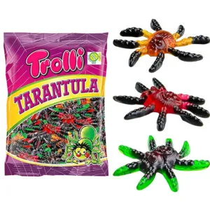 1k de tarantulas marca trolli en formato brillo