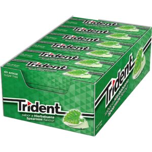 TRIDENT LÁMINAS CLOROFILA SIN AZÚCAR 24 UDS.
