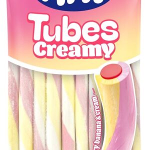 Tubes Creamy Yogur Fresa y Plátano 12 bolsas de 80g