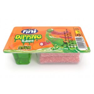 Fini Dipping Melón Tubes Sour caja con 12u.