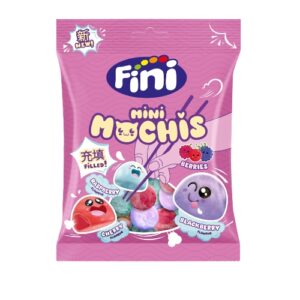 mochis de frutos rojos de la marca fini en formato de 80gr