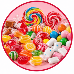 CARAMELOS Y CHICLES